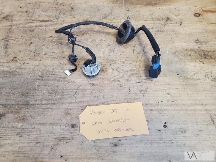 Peugeot 307 cc 2004 - 2009 achterlicht rechts KABEL STEKKER, Auto-onderdelen, Verlichting, Peugeot, Gebruikt, Ophalen of Verzenden