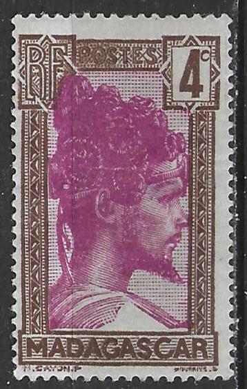 Madagascar 1930 - Yvert 163a - Chef Sakalave (ST) beschikbaar voor biedingen