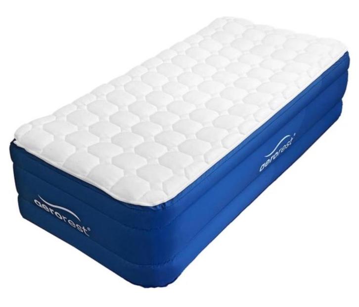 Te koop AeroRest luchtbed, De Luxe & Extra Lang, ZGAN., Caravans en Kamperen, Luchtbedden, Zo goed als nieuw, 1-persoons, Ingebouwde pomp