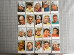 20 prenten chromos wielrenners Monty chewing gum, Enlèvement ou Envoi, Comme neuf, Plusieurs images