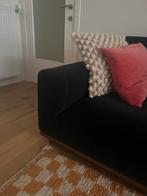 3 places en velours vert foncé, Maison & Meubles, Modern design, 200 à 250 cm, Banc droit, Comme neuf