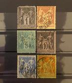 Timbres timbrés de France : collection avec plusieurs types, Affranchi, Enlèvement ou Envoi