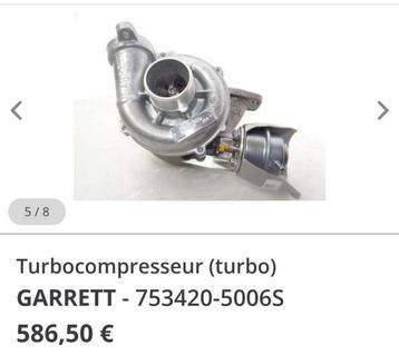 Turbo voor 1.6 HDi of TDCI, GARRETT 753420