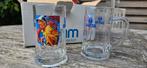 Aalst Carnaval 1998 - set 11 bierglazen Safir met bedrukking, Ophalen, Zo goed als nieuw