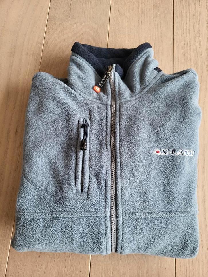 Warme fleece van X- Land. 100% polyester, Kleding | Dames, Truien en Vesten, Gedragen, Maat 36 (S), Blauw, Ophalen of Verzenden
