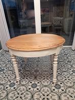 Vintage tafel 110cm doormetet, Huis en Inrichting, Tafels | Eettafels, Ophalen, Gebruikt, Rond, Vier personen
