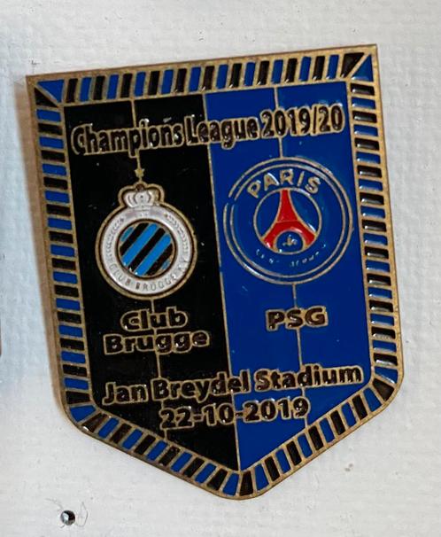 4e par pin club Bruges Brugge 2019 PSG Paris, Collections, Broches, Pins & Badges, Comme neuf, Insigne ou Pin's, Sport, Enlèvement ou Envoi