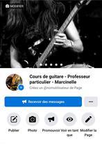 Cours de guitare électrique, Contacts & Messages