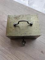 Coffre fort vintage Libor en métal état satisfaisant, Antiek en Kunst, Ophalen