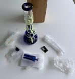 Glazen Bong 25cm + accessoires nieuw, Ophalen of Verzenden, Nieuw, (Water)pijp