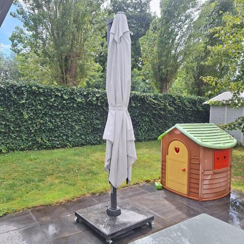 zweefparasol, Tuin en Terras, Parasols, Zo goed als nieuw, Zweefparasol, 2 tot 3 meter, Kantelbaar, Verstelbaar, Ophalen