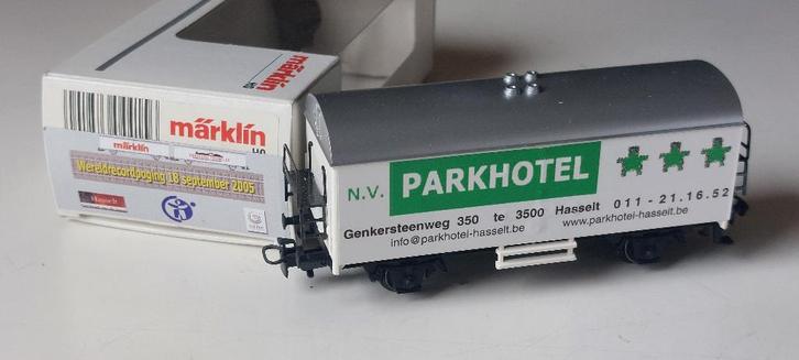 MARKLIN WAGON PUB PARKHOTEL *WERELDRECORDPOGING 18/09/2005, Hobby & Loisirs créatifs, Trains miniatures | HO, Neuf, Wagon, Märklin
