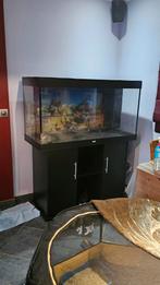 Aquarium Juwel 350 noir + meuble, Animaux & Accessoires, Poissons | Aquariums & Accessoires, Enlèvement