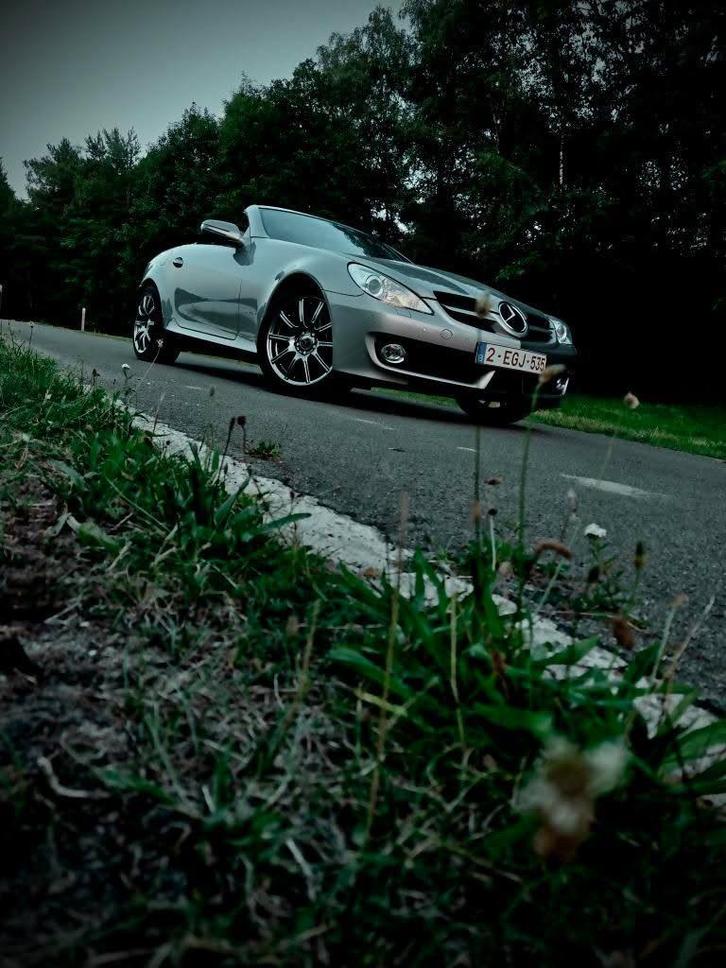 Te koop Mercedes SLK cabrio Kompressor, Auto's, Mercedes-Benz, Particulier, SLK, ABS, Adaptieve lichten, Airconditioning, Alarm