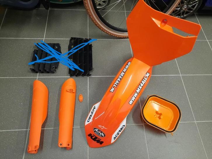 KTM plastic onderdelen, Motoren, Onderdelen | Merk-onafhankelijk, Nieuw, Ophalen of Verzenden