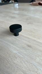 Knop plat deurgreep zwart, Huis en Inrichting, Ophalen of Verzenden, Zo goed als nieuw