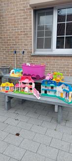 Little People speelsets met huisjes, poppetjes, auto´s..., Kinderen en Baby's, Speelgoed | Fisher-Price, Ophalen, Zo goed als nieuw