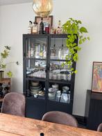Prachtige stalen barkast te koop, Huis en Inrichting, Kasten | Vitrinekasten, Ophalen, Zo goed als nieuw