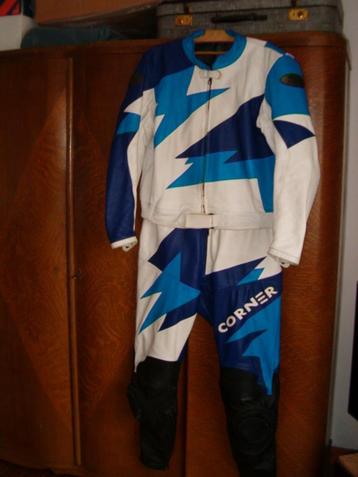Combinaison 2 pièces en cuir moto CORNER T58 beschikbaar voor biedingen