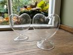 Vazen - glas (hartvormige, Swing vaas, rechthoekige), Ophalen, Zo goed als nieuw, Glas