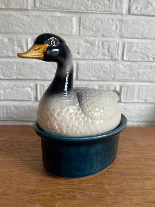 Terrine Eend vintage / céramique canard, Antiek en Kunst, Curiosa en Brocante, Ophalen of Verzenden