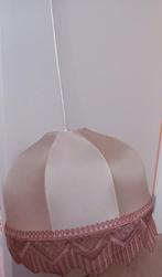Stoffen roze lampenkap retro, Huis en Inrichting, Ophalen, Overige kleuren, 25 tot 50 cm, Rond