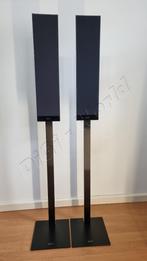KEF T301 ultra slanke speakers op originele standaards, Audio, Tv en Foto, Overige merken, Front, Rear of Stereo speakers, Ophalen of Verzenden