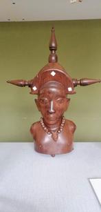 Houten buste, Antiek en Kunst, Ophalen of Verzenden