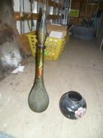 OUDE SIER FLES EN OPALIENE VAAS, Antiek en Kunst, Ophalen