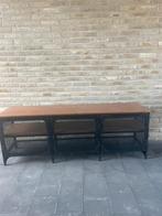 TV meubel, zwart, 150x36x54cm, Antiek en Kunst, Ophalen