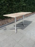 Tuintafel - 2 stuks - blad kantelbaar, Tuin en Terras, Tuintafels, Ophalen, Gebruikt, Vierkant, Aluminium