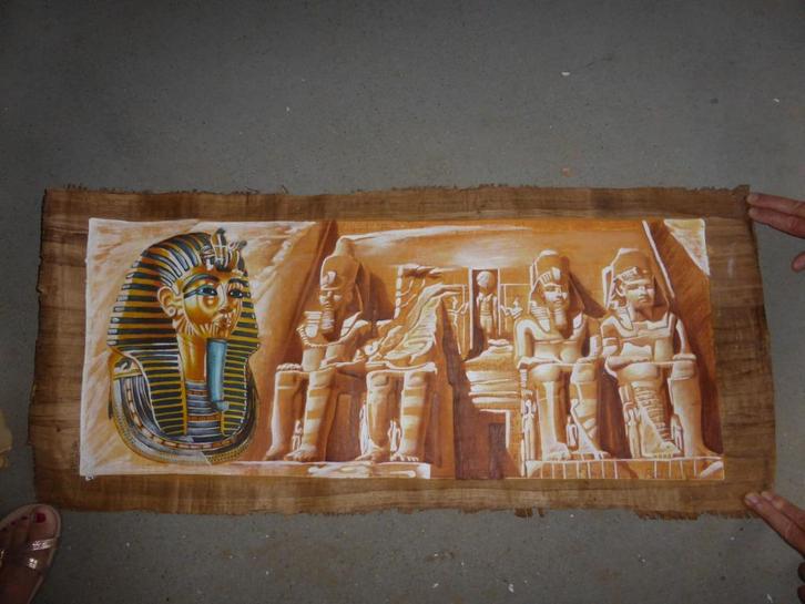 Egyptische papyrussen, Huis en Inrichting, Woonaccessoires | Schilderijen, Tekeningen en Foto's, Nieuw, Overige typen, 50 tot 75 cm
