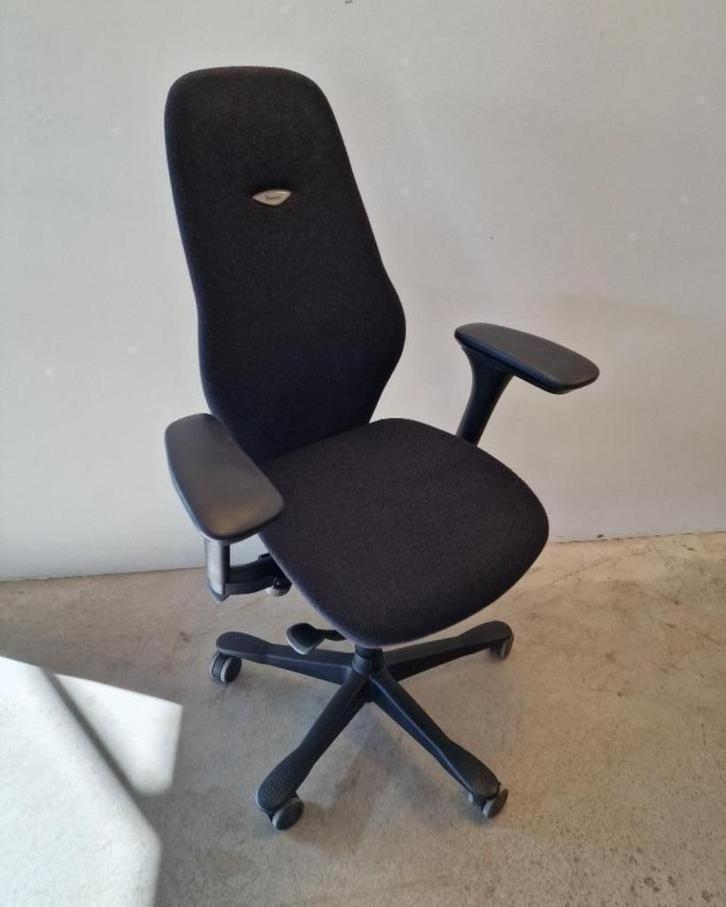Ergonomische bureaustoel Kinnarps Model 6000, Huis en Inrichting, Bureaustoelen, Zo goed als nieuw, Bureaustoel, Zwart, Ergonomisch