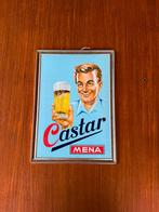 Reclamebord Castar Mena Pils / Bier, Verzamelen, Ophalen of Verzenden, Zo goed als nieuw, Reclamebord