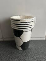 6 kartonnen bekers voetbal, Ophalen of Verzenden, Nieuw