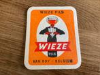 Wieze Pils Van Roy bierviltje, Viltje(s), Overige merken, Ophalen of Verzenden, Zo goed als nieuw