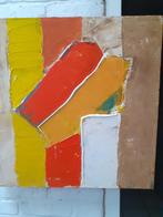 Abstracte schilderijen op doek 50x50x4 cm., Antiek en Kunst, Ophalen