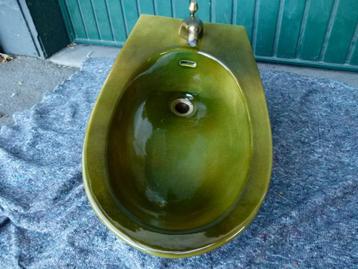 vintage bidet Villeroy Boch groen  70er beschikbaar voor biedingen