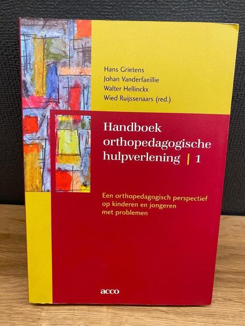 Handboek orthopedagogische hulpverlening, Boeken, Studieboeken en Cursussen, Gelezen, Hogeschool, Ophalen of Verzenden