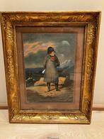 Tableau NAPOLÉON gravure cadre empire XIXeme vitre d’origine, Antiquités & Art, Enlèvement