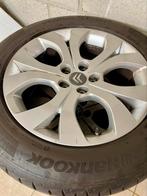 Set van 4 Aluminium velgen met banden C5 Citroën, Ophalen, Gebruikt, Personenwagen, Banden en Velgen