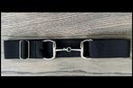 Zwart - Zilver - Paardrij Riem - Trensriem - Paardrijriem -, Dieren en Toebehoren, Paardrijkleding, Dames, Overige typen, Nieuw