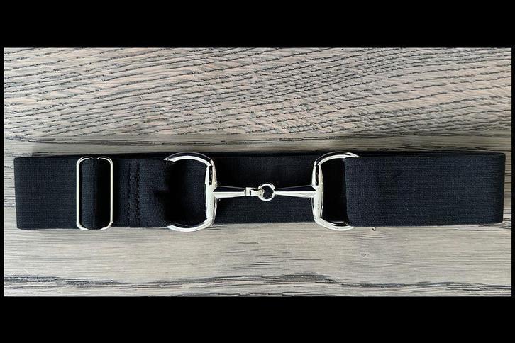 Zwart - Zilver - Paardrij Riem - Trensriem - Paardrijriem -, Dieren en Toebehoren, Paardrijkleding, Nieuw, Dames, Kinderen, Overige typen