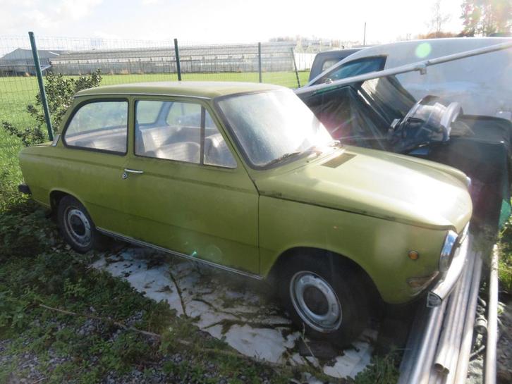 oltimer dafke 46.., Auto's, Oldtimers, Bedrijf, Te koop, Daf, Benzine, Automaat, Groen, Zwart, Kunstmatig leder, Voorwielaandrijving