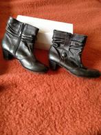 Zwarte enkellaarsjes,leder,ritsopzij,Damart,maat:41., Kleding | Dames, Zwart, Lage of Enkellaarzen, Ophalen of Verzenden, Damart