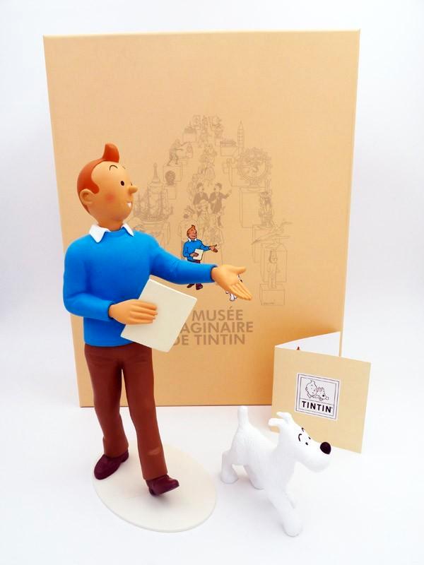 Tintin & Milou "Le Musée imaginaire 26cm, Verzamelen, Stripfiguren, Nieuw, Beeldje of Figuurtje, Kuifje, Verzenden