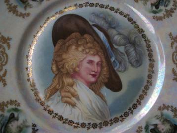 Assiette en porcelaine BAVARIA - Portrait de femme