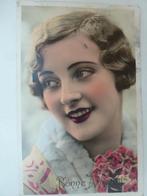 oude prentkaart Bonne Année gelopen met zegel, Verzamelen, Ophalen of Verzenden, Gelopen, Feest(dag)