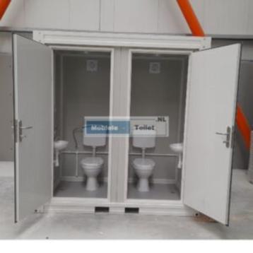 Mobiel duo toilet met wasbak beschikbaar voor biedingen