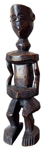 Afrikaans beeld - Gezwart hout, Antiek en Kunst, Ophalen